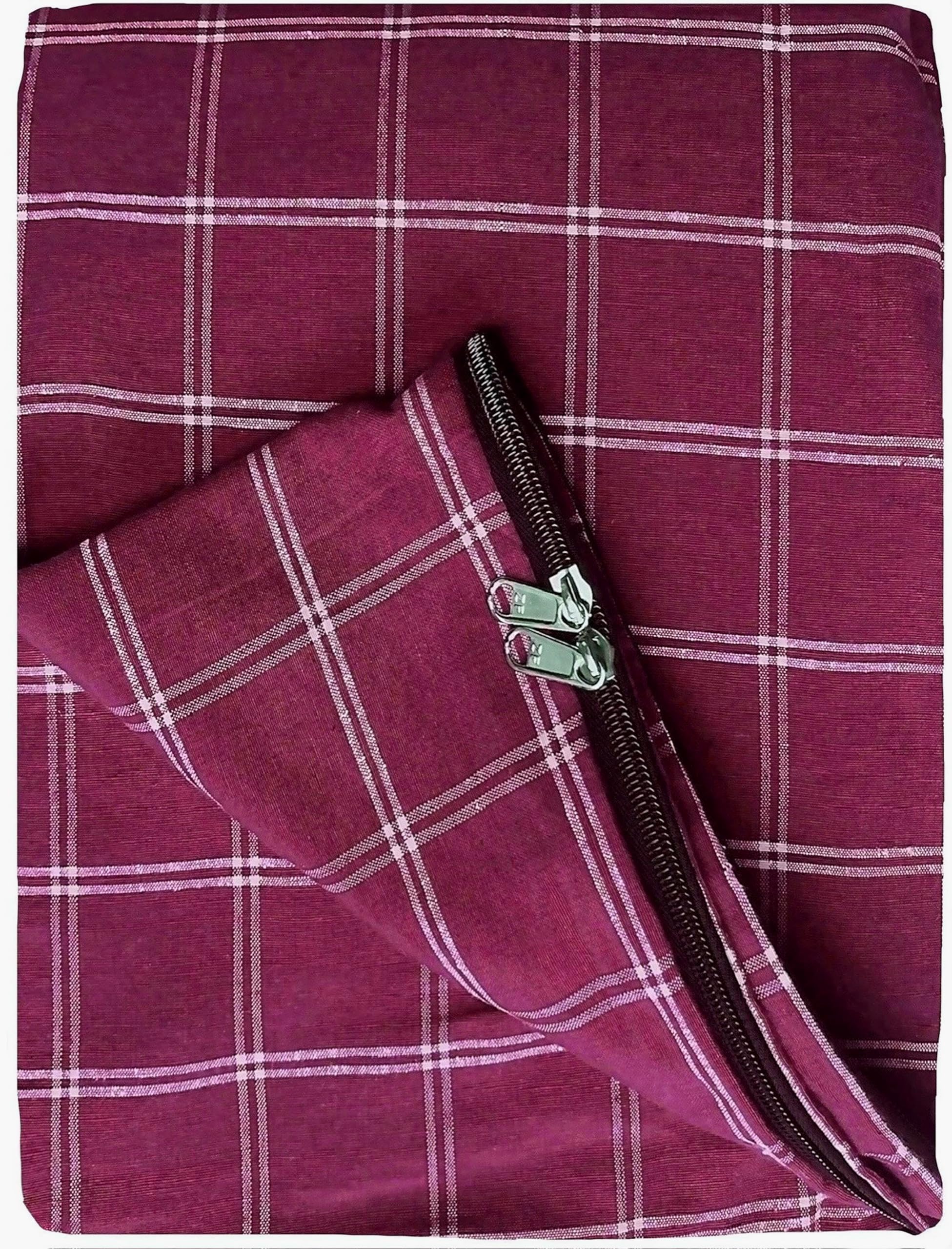 Shri Krishan Kripa Handloom 3x6.5 Cotton Mattress Cover Single Bed (78x36x8 in,Red) Non Shrink Heavy Fabric,Interlocked Stiching,Stong Zip,Metal Locks. (B0D17MT53H) Amazon Price History, Amazon Price Tracker