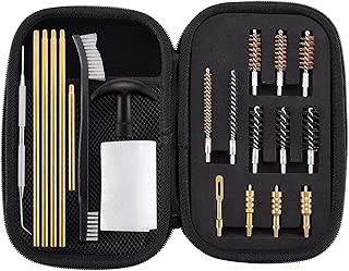 BOOSTEADY Handgun Cleaning kit .22.357.38,9mm.45.40 Caliber Universal Pistol Cleaning Kit Bore Brushes Nylon Brushes Brass Jags - coolthings.us