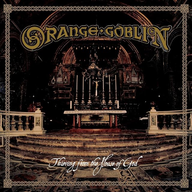 Thieving From The House Of God por Orange Goblin, capa do álbum