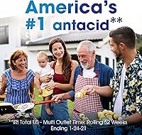 Vista 3 de TUMS Tabletas antiácidas ultra fuertes para alivio masticable de la acidez estomacal y alivio de la indigestión ácida, frutas surtidas, 160