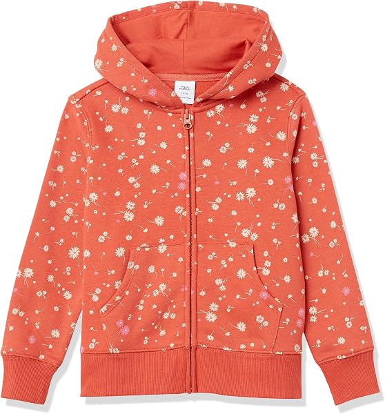Amazon Essentials Niñas Sudadera de Forro Polar con Capucha y Cremallera - 4
