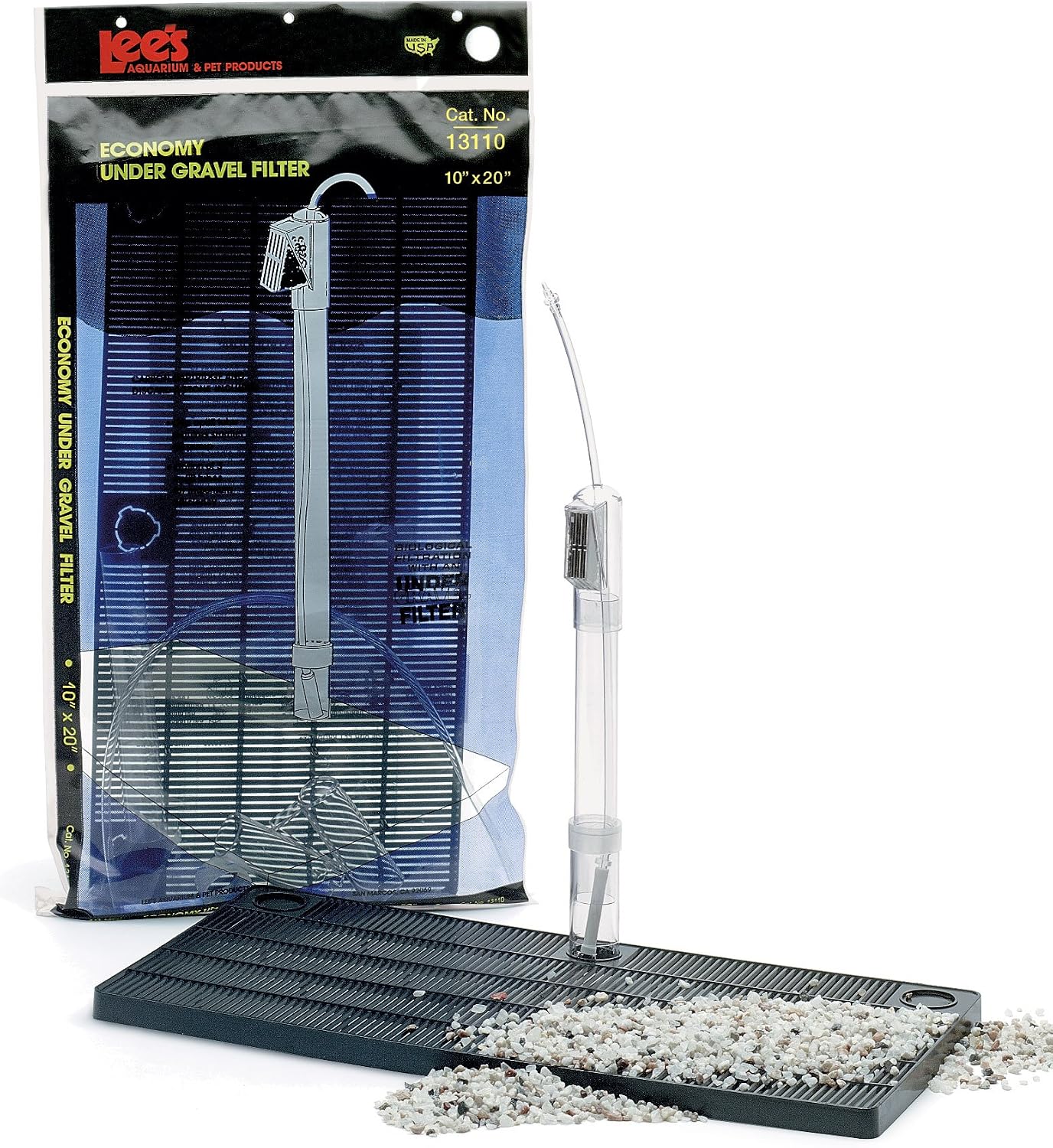 Lee's 10 Economy Undergravel Filer, 1 Plate - 10 x 20-Inches