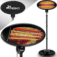 TRESKO Calefactor por Infrarrojos 2000W 