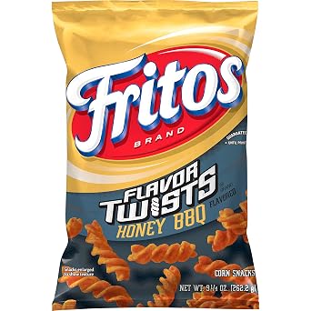 Fritos Twists Honey BBQ Flavored Corn Chips, 9.25 Ounce