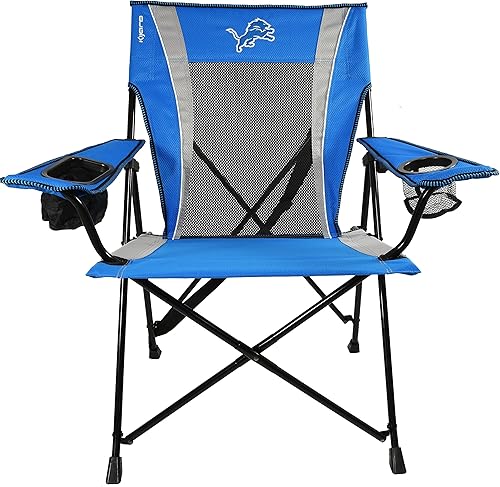 Vista 28 de Kijaro Dual Lock Pro NFL - Silla plegable para fanáticos deportivos, 26 pulgadas de largo x 35.5 pulgadas de ancho x 37 pulgadas de alto, New New