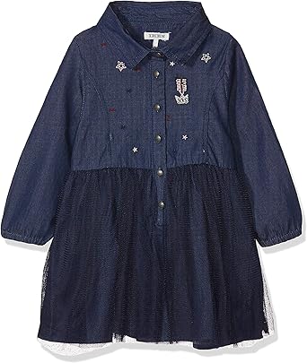 Ikks Junior Robe Manches Longues Robe Bebe Fille Bleu Navy 48 2 Ans Taille Fabricant 2a Amazon Fr Vetements