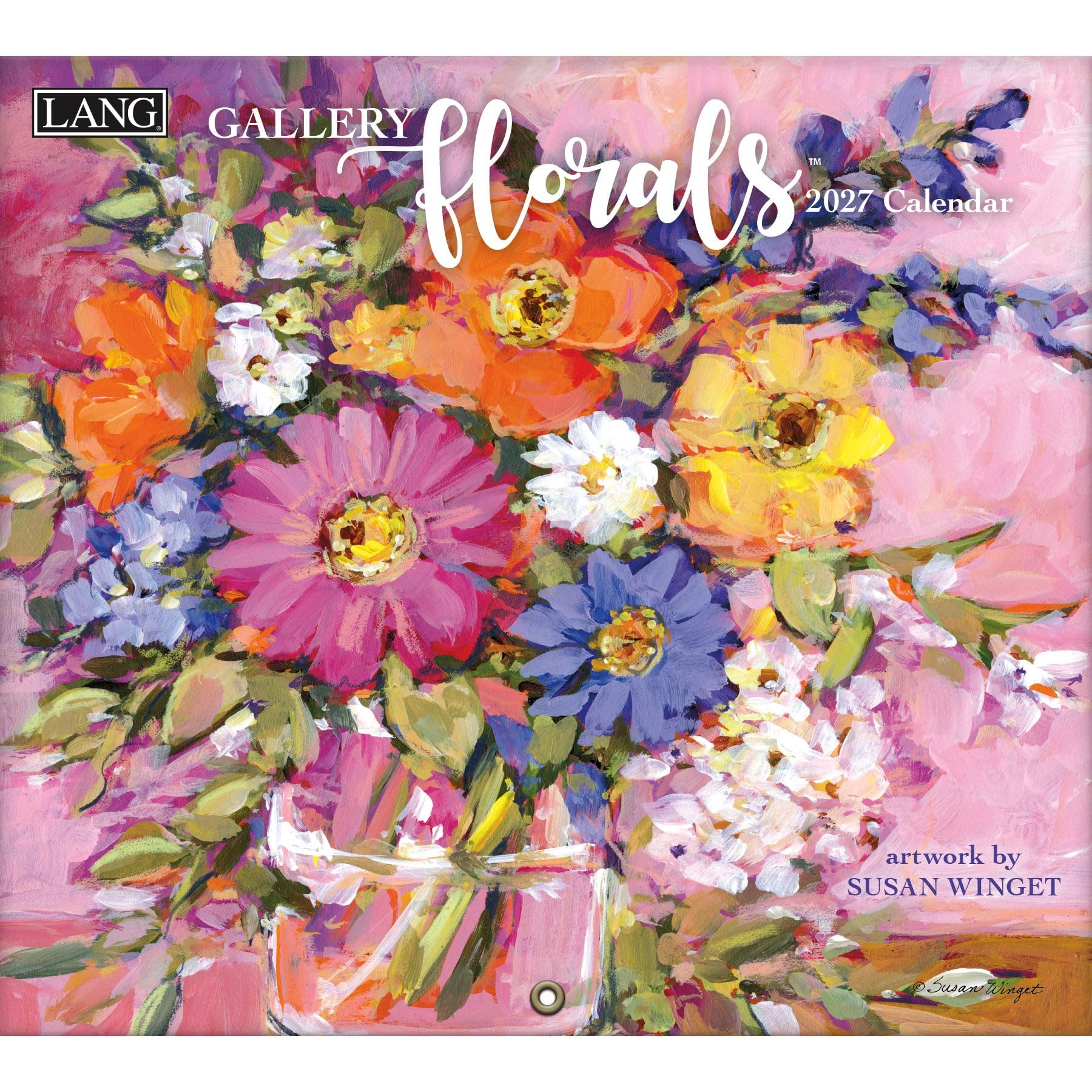 Gallery Florals - Calendario da parete 2027, formato grande
