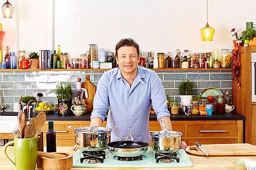 Miniatura 4 de Tefal Jamie Oliver - Sartén antiadherente de acero inoxidable (9.4 in, 9.4 in)