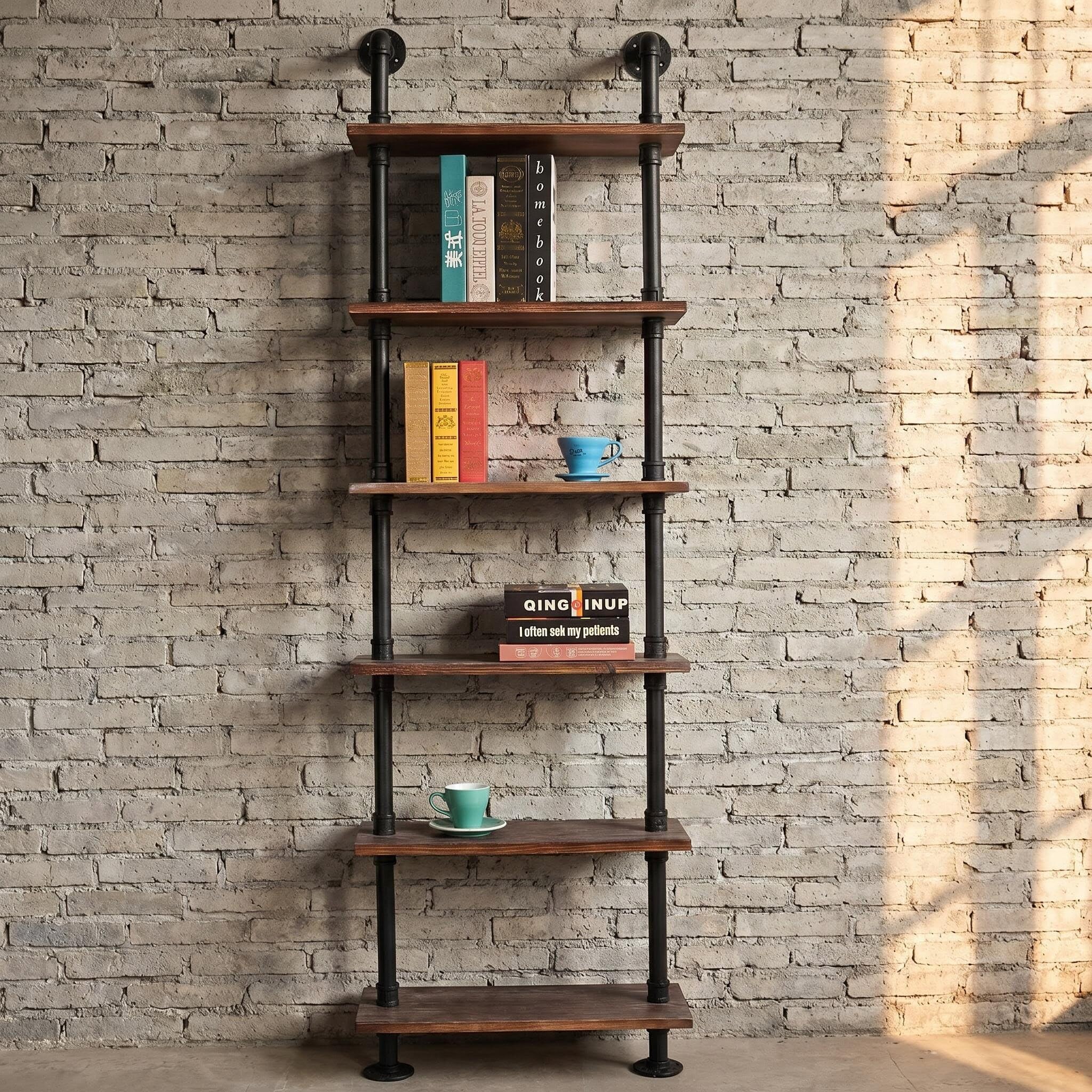 Amazon.com: Diwhy Industrial Pipe Shelves Rustic Modern 24