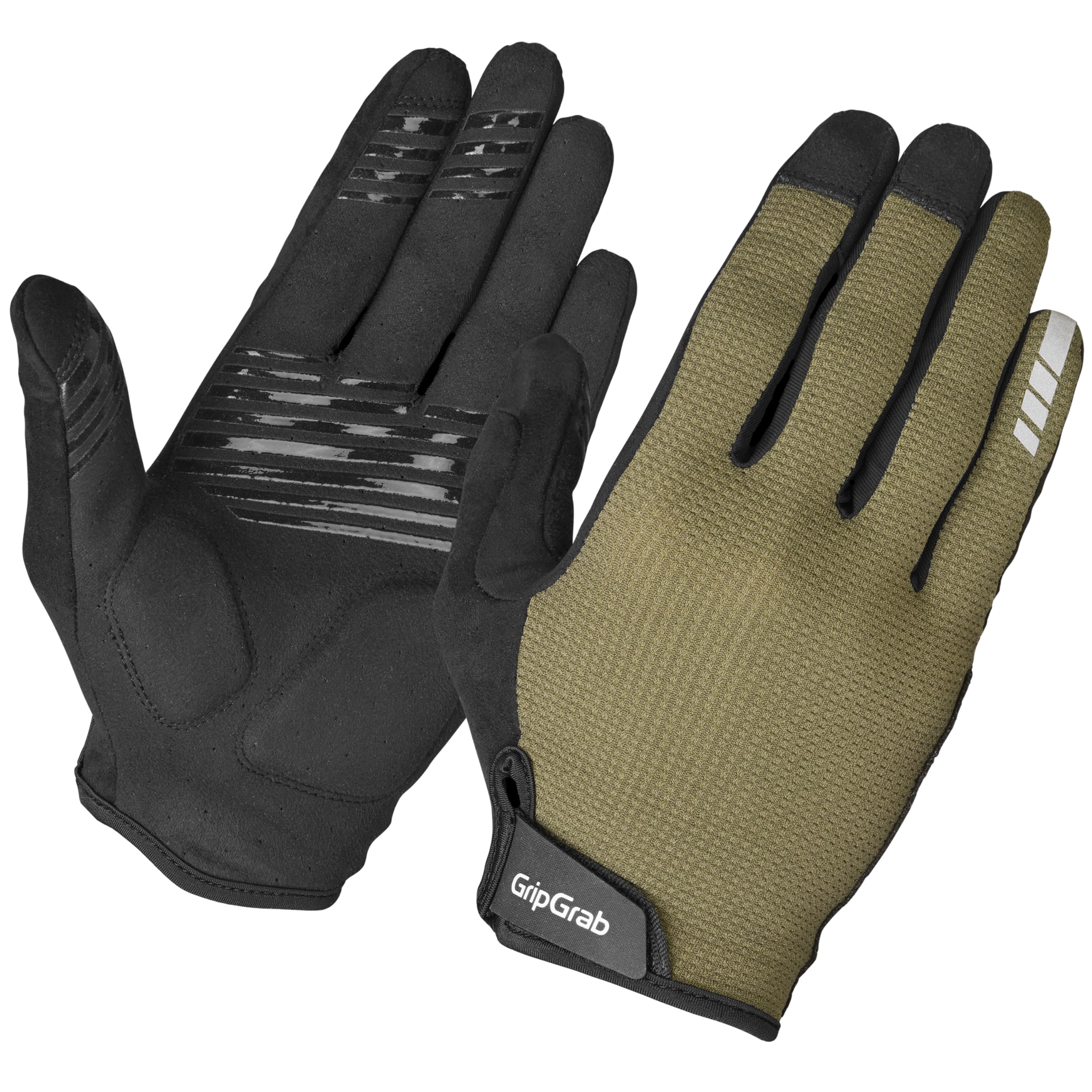 GripGrab EXPLR MTB Handschuhe Sommer - Langfinger Gepolstert | Mountainbike & Gravel Bike Fahrradhandschuhe