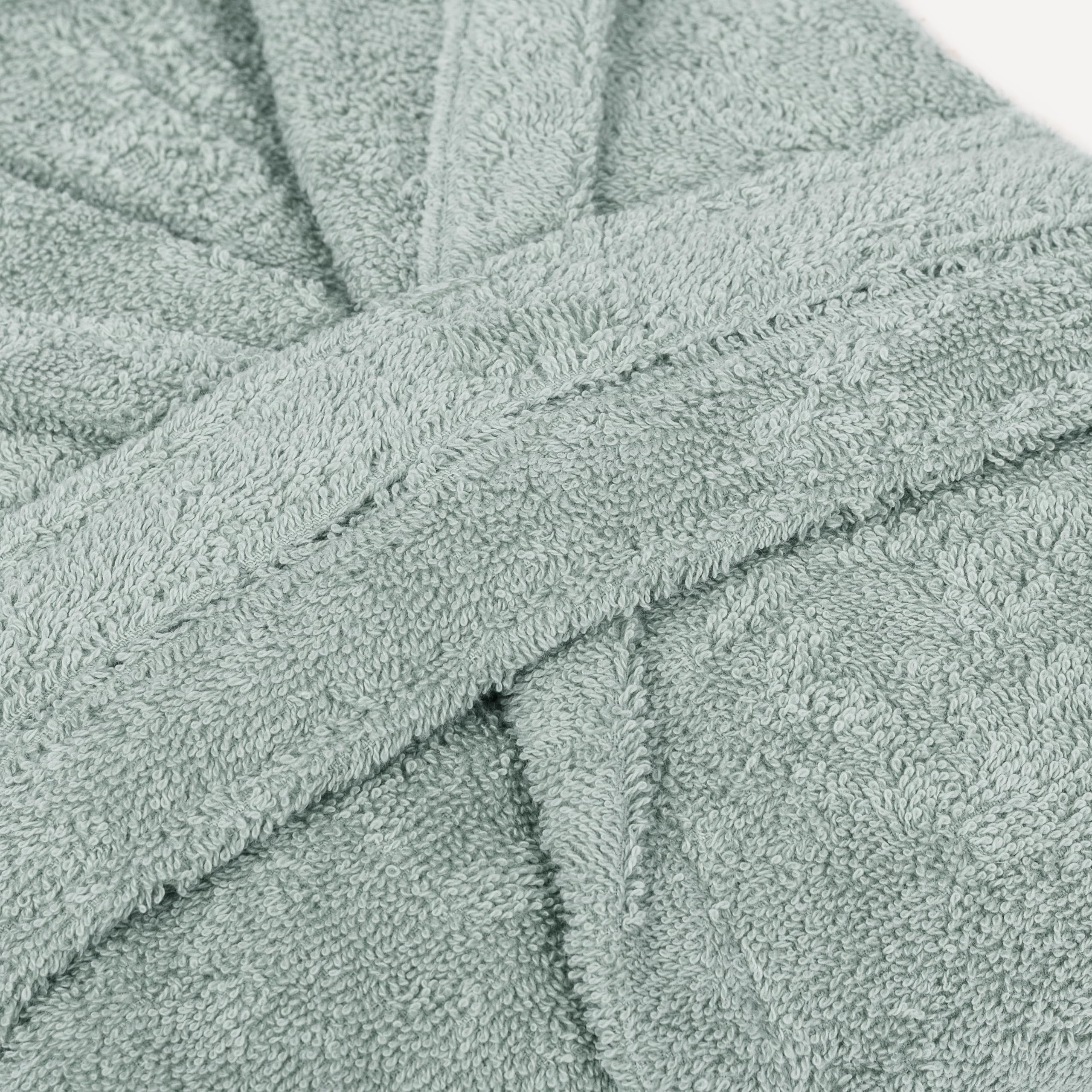 TRAMAS+ Albornoz de Baño Unisex 100% Algodón 450 GR con Capucha Dos Bolsillos y Cinturón Ajustable Alta Absorción Secado Rápido Certificado OEKO TEX