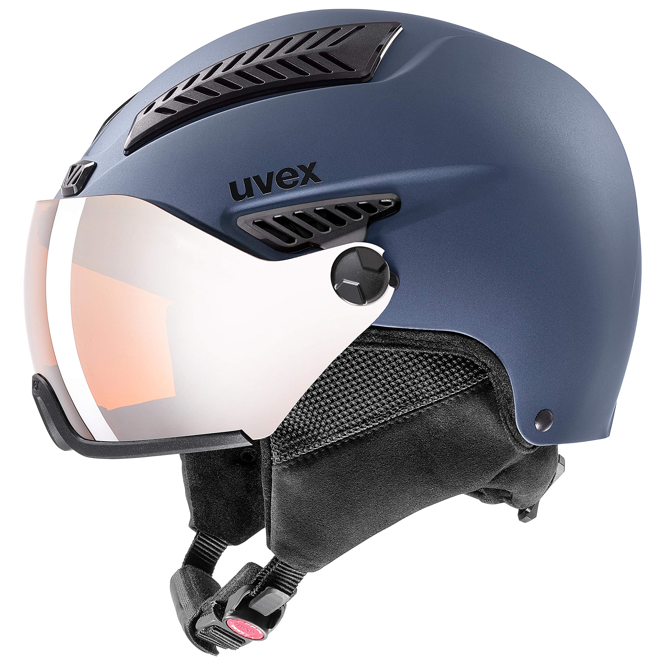 uvex Hlmt 600 Visor - Ski Helmet for Men and Women - Visor - Individual Fit - Blue Matt - 53-55 cm โ image 1