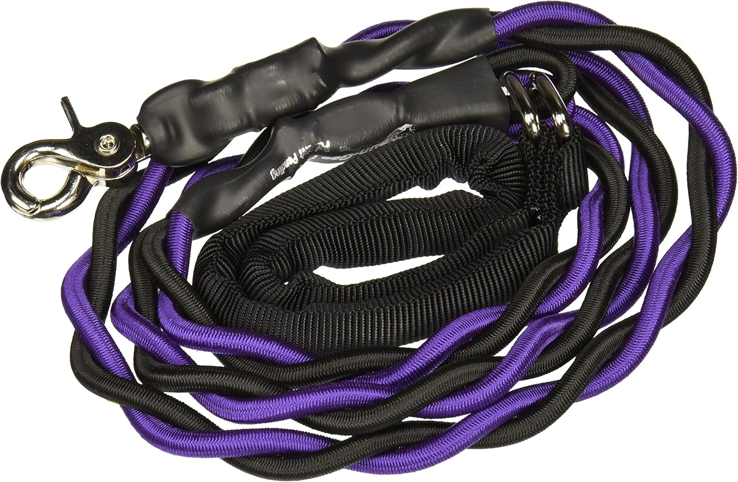 6-Feet Medium Leash, Purple/Black