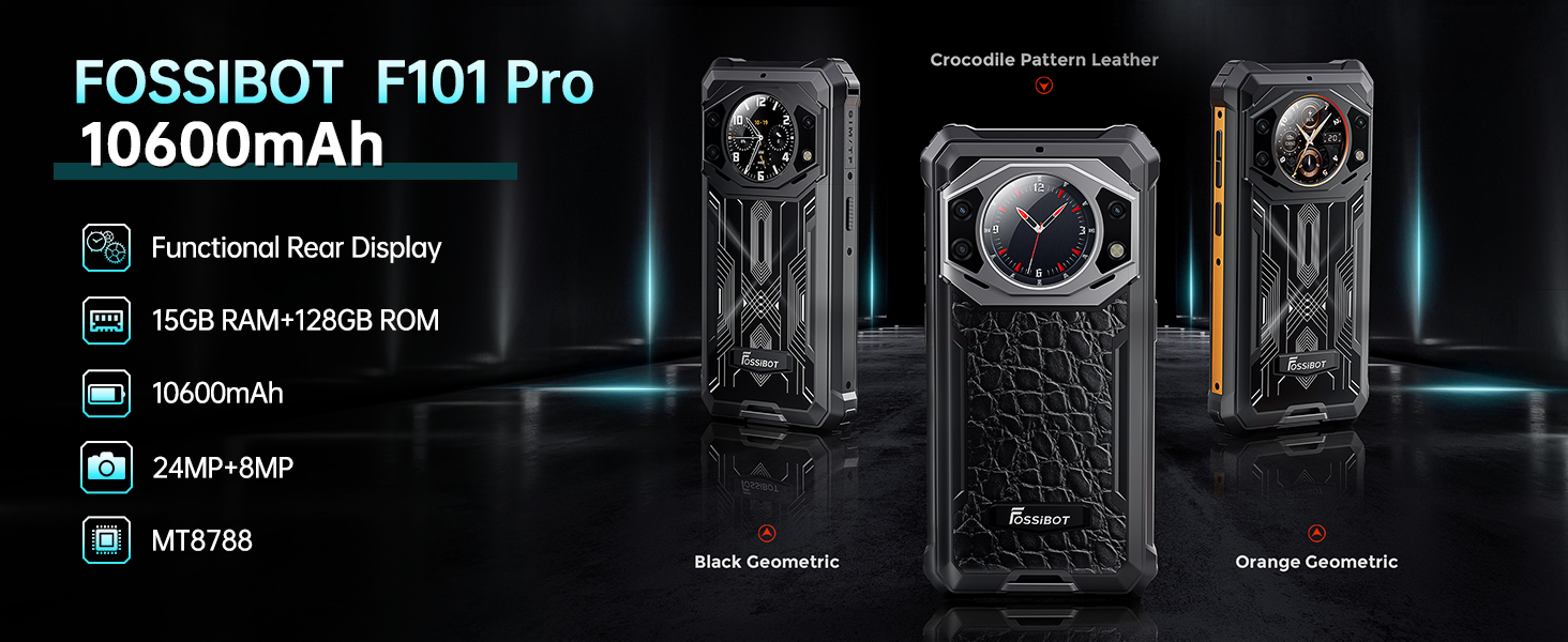 Smartphone Rugged FOSSiBOT F101 Smartphone Robusto 4GB RAM 64GB ROM ...