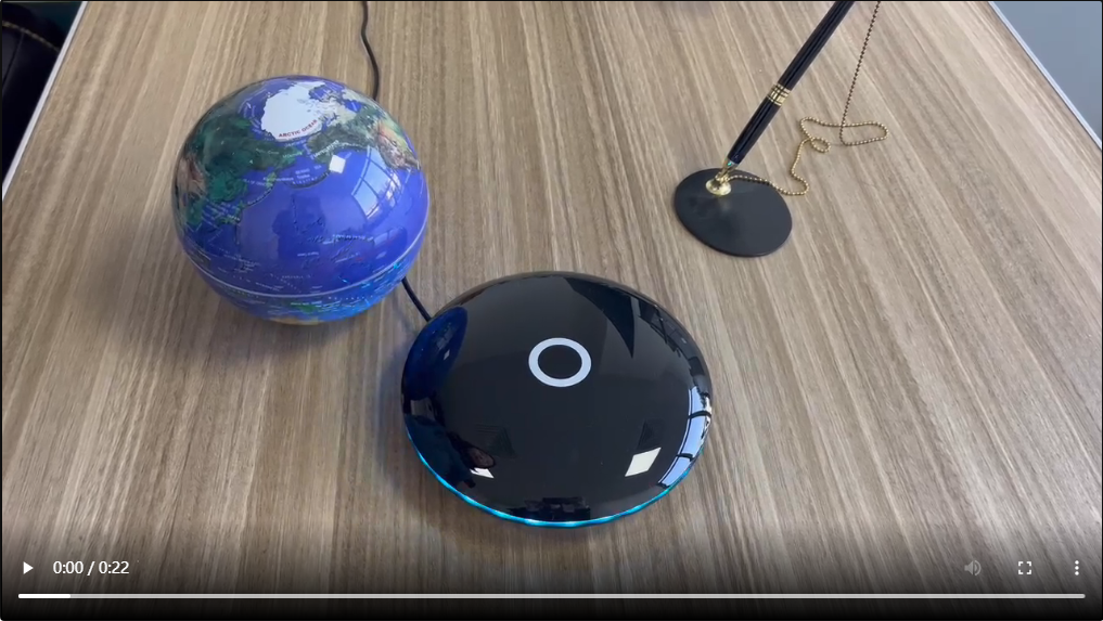 Amazon.co.jp: 磁気浮上 地球儀 世界地図 360度自動回転型 電磁誘導