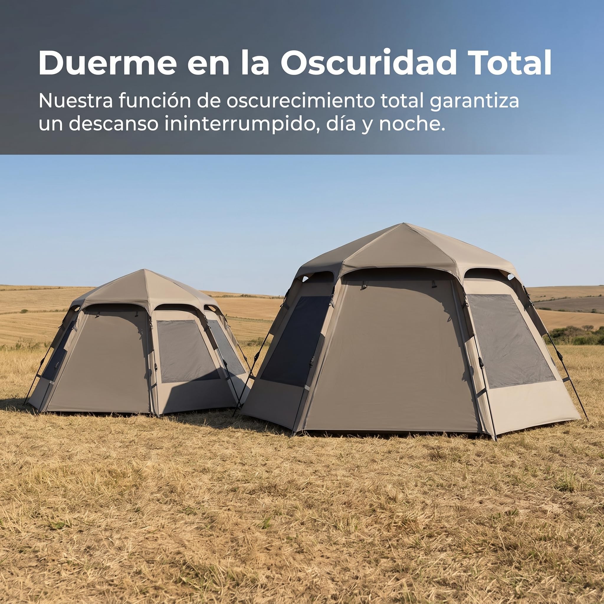 Camping Zelt, Wasserdichtes Outdoor-Zelt, Automatisches Zelt für 2, 3 oder 4 Personen, beständig