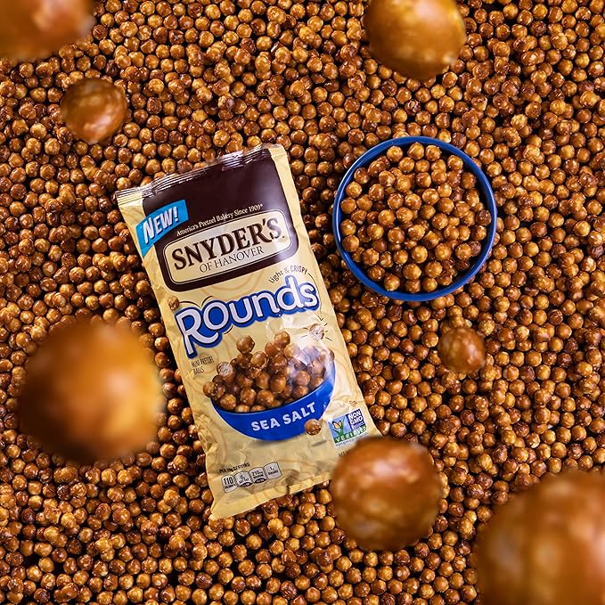 Pretzels Snyder's of Hanover Rounds Sal de Mar, 3.5 Oz (Paq. de 8) miniatura 4