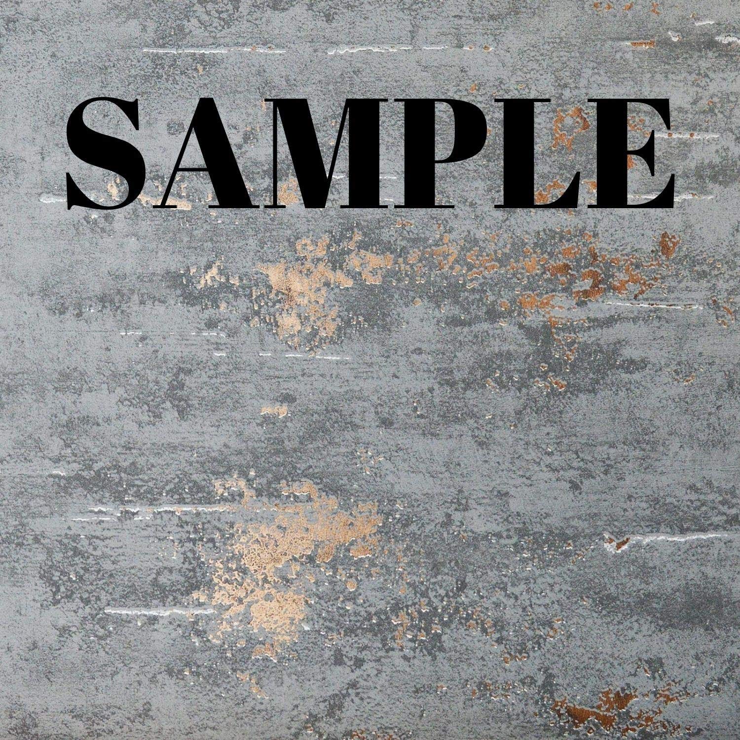 Yöl Grey Industrial Stone Concrete Brick Wallpaper Paste The Wall Metallic Copper Sample