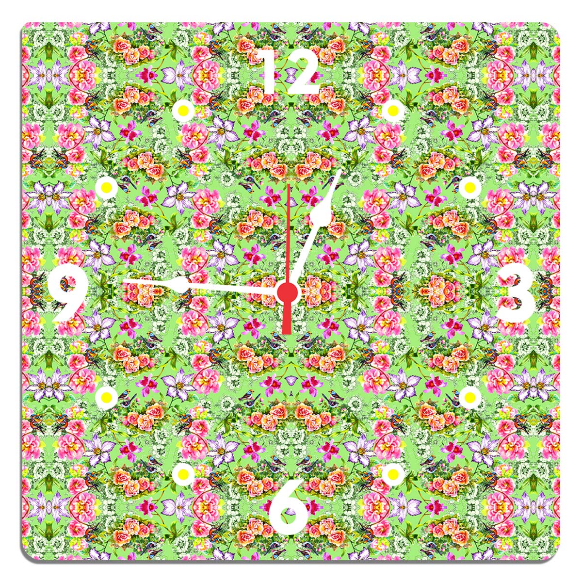 Buy ClicknPick Square Wall Clock for Home and Office Online at Low