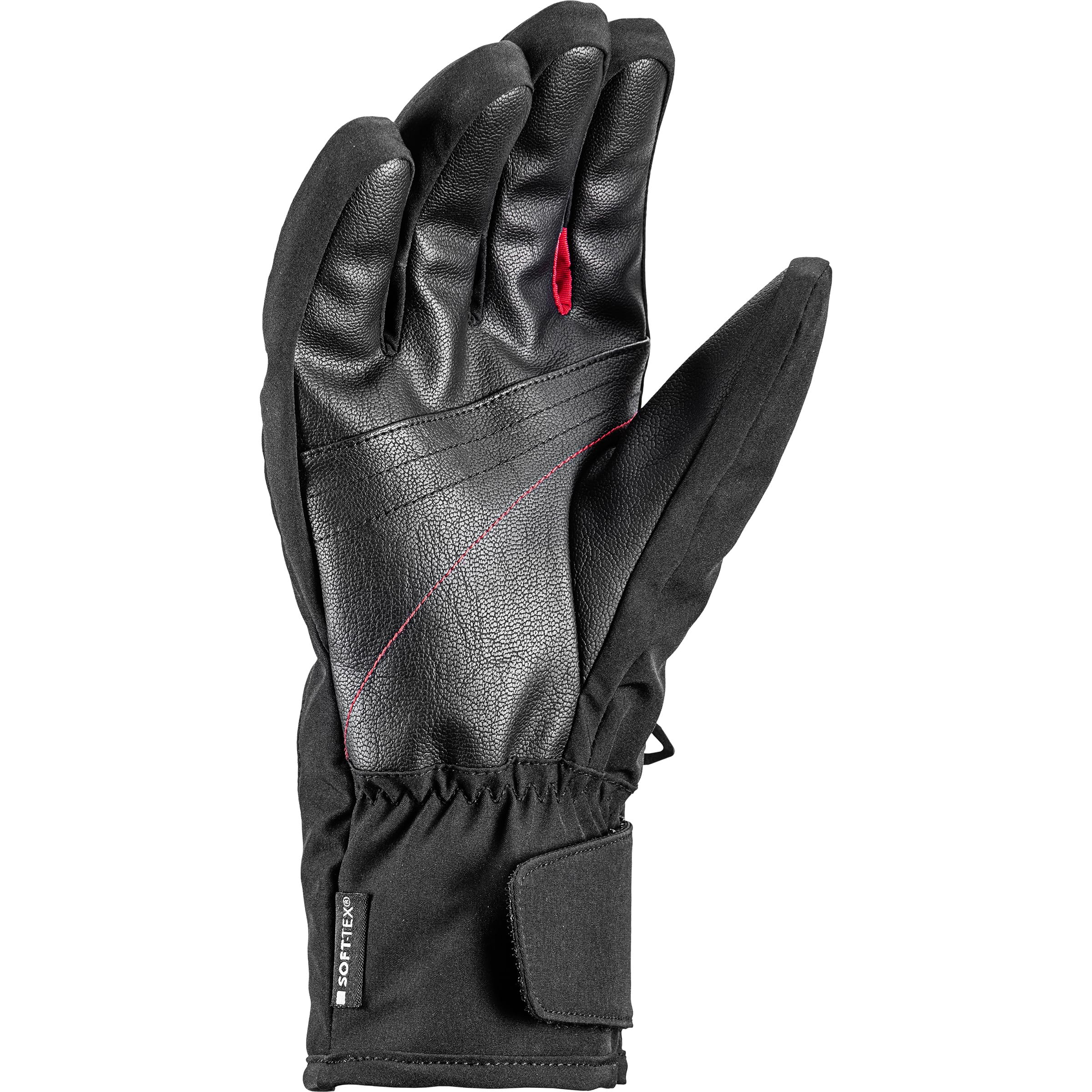 LEKI Rękawiczki unisex Cosmos, czarno-czerwone, 10