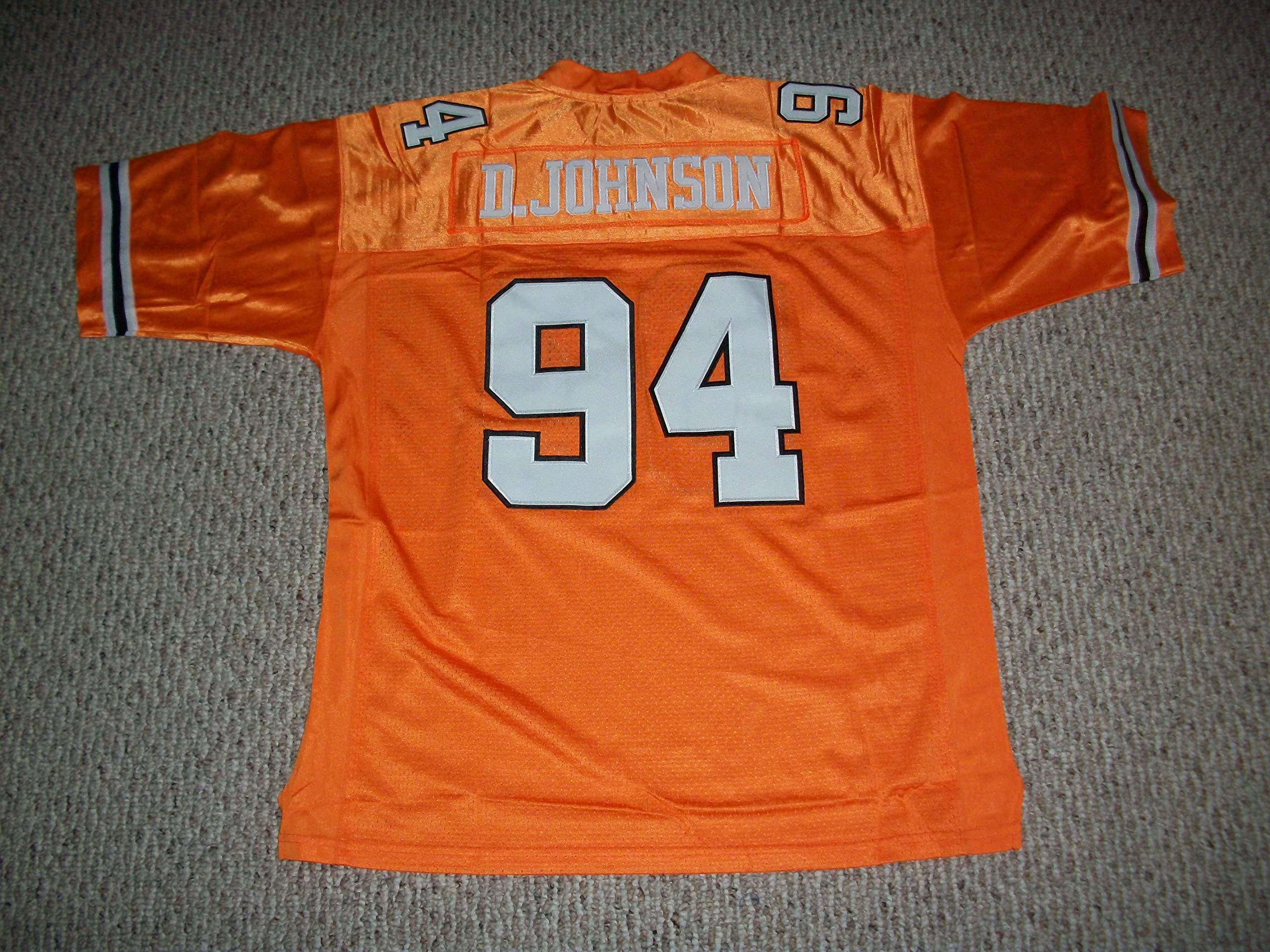 Amazon.com: Dwayne Johnson Jersey #94 College Custom Stitched