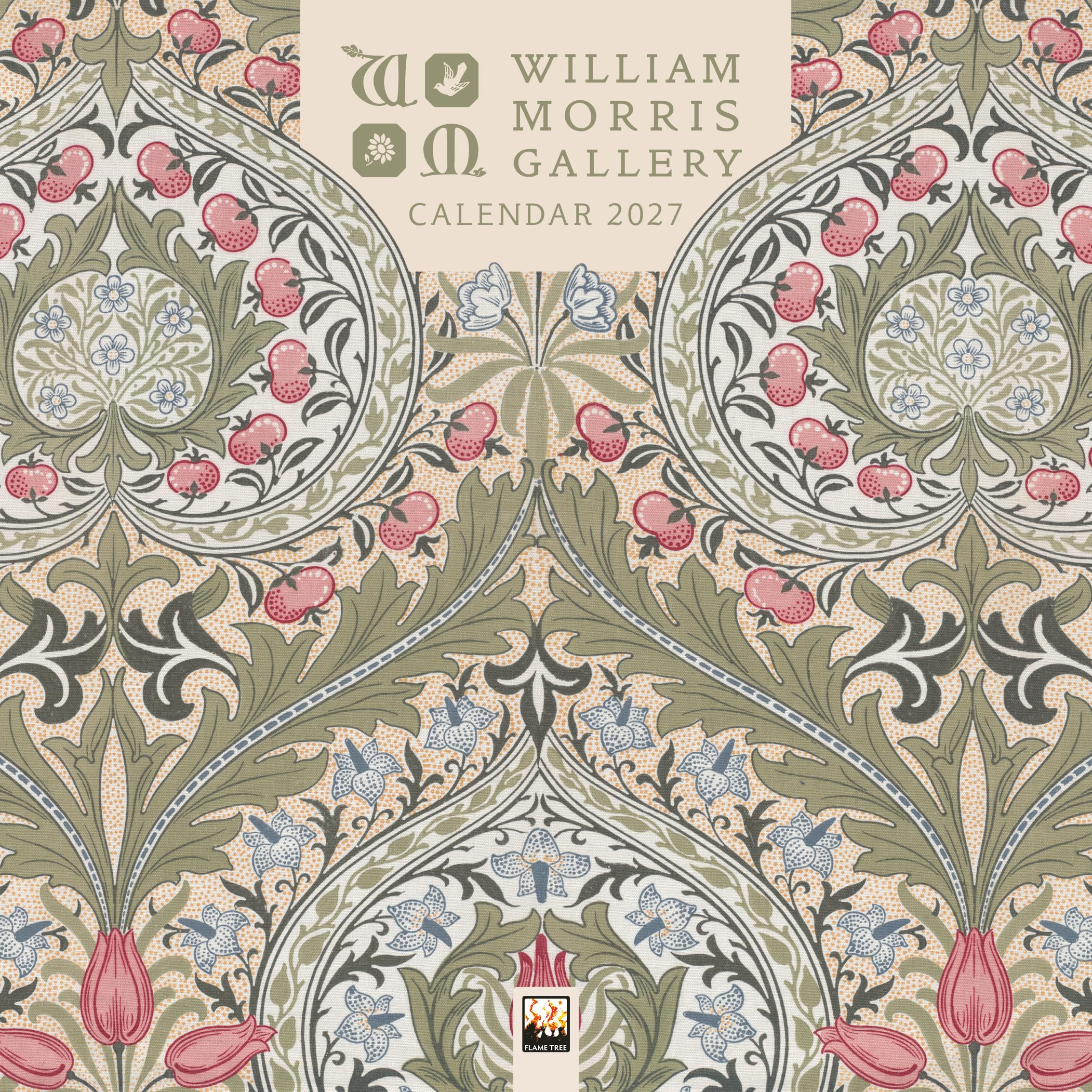 William Morris Gallery Mini Wall Calendar 2027 (Art Calendar)