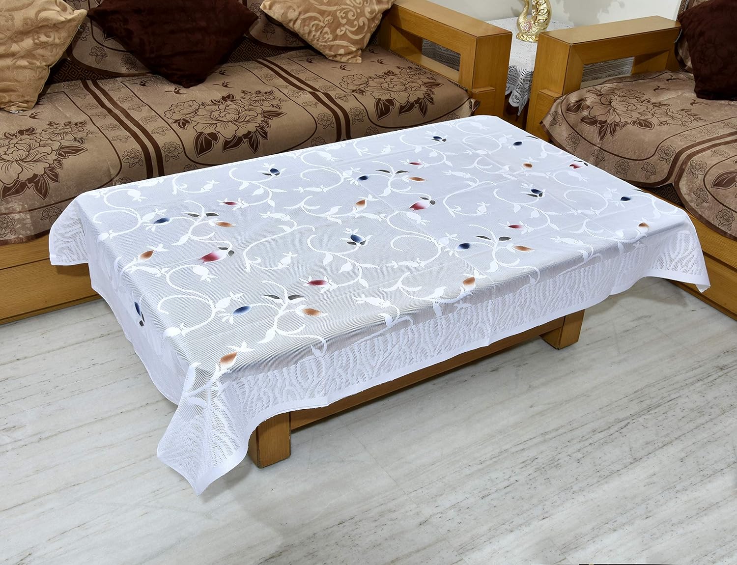 Buy GAURANG 4 Seater Cloth Dining Table Cover Center Table Mat 4 Seater