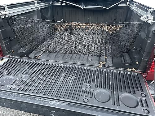 Miniatura 2 de Red de carga elástica de malla para maletero estilo sobre para Nissan Titan 2016-2024  Organizadores y almacenamiento de maletero premium  Red de