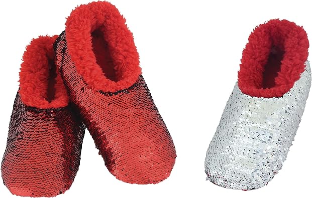 Snoozies Sequin Slippers for Women