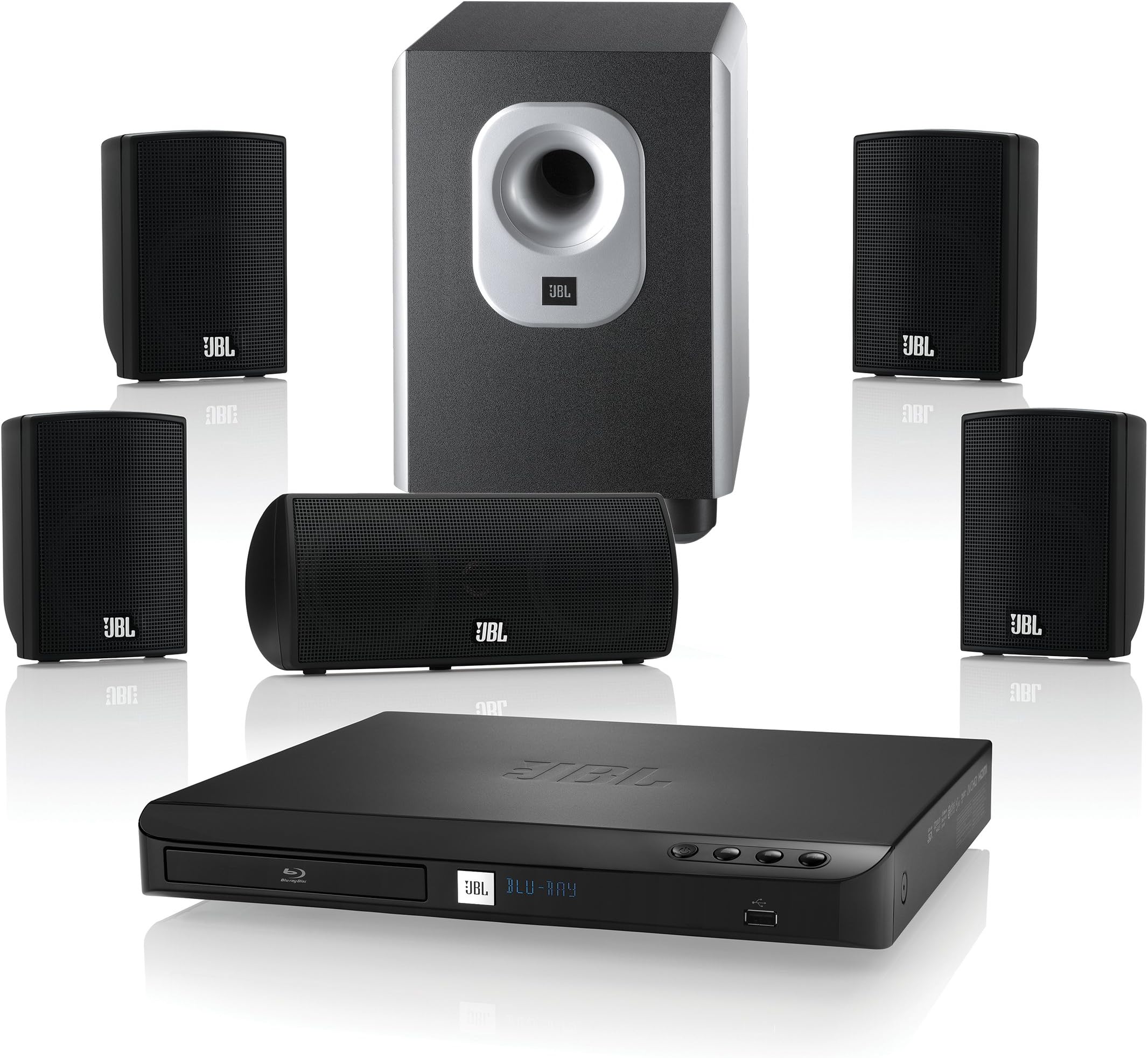 JBL Cinema BD 300 Complete 5.1-Channel 3D Blu-ray Disc Integrated Home Theater System