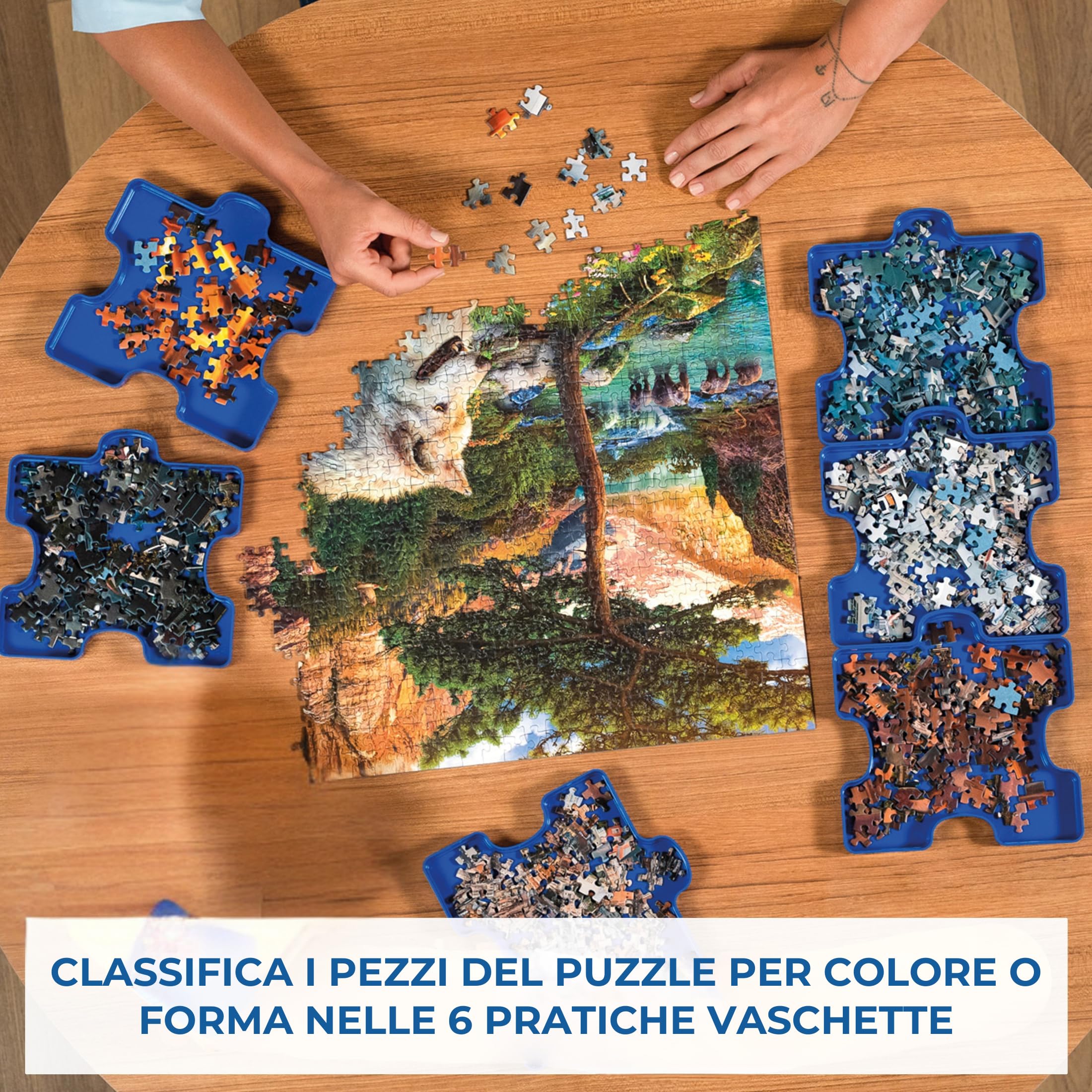 Puzzle per adulti e ragazzi, 1000 pezzi, Terra magica, adatti a