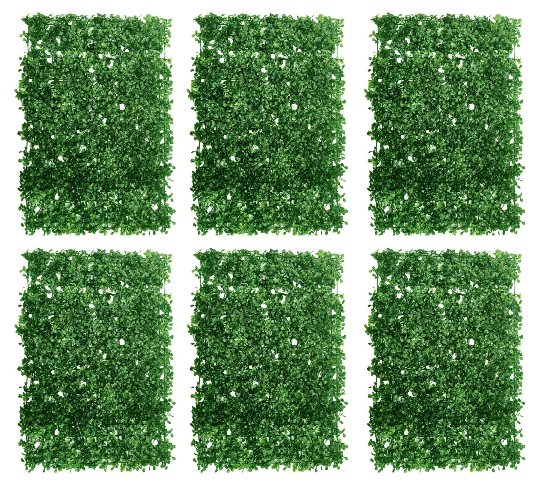 Dekorly Artificial Grass Wall Panels | Indoor Outdoor Decoration | Garden, Floor, Balcony Home Decoration | Vertical Garden Artificial Wall Plants (58cm x 40cm, Set of 6)-image-37
