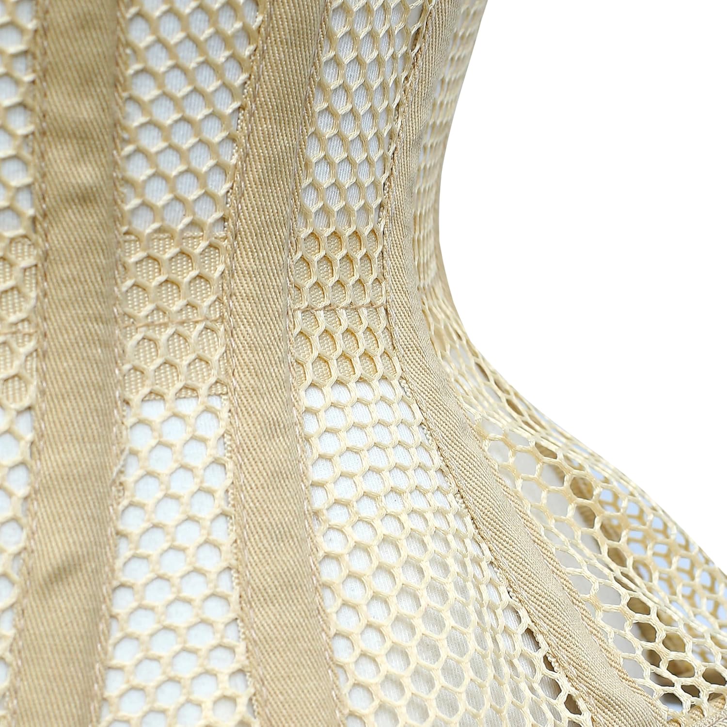 Cincnher Women's Waspie Corset Underbust Waist Training Steel Boned Corset - Image 2