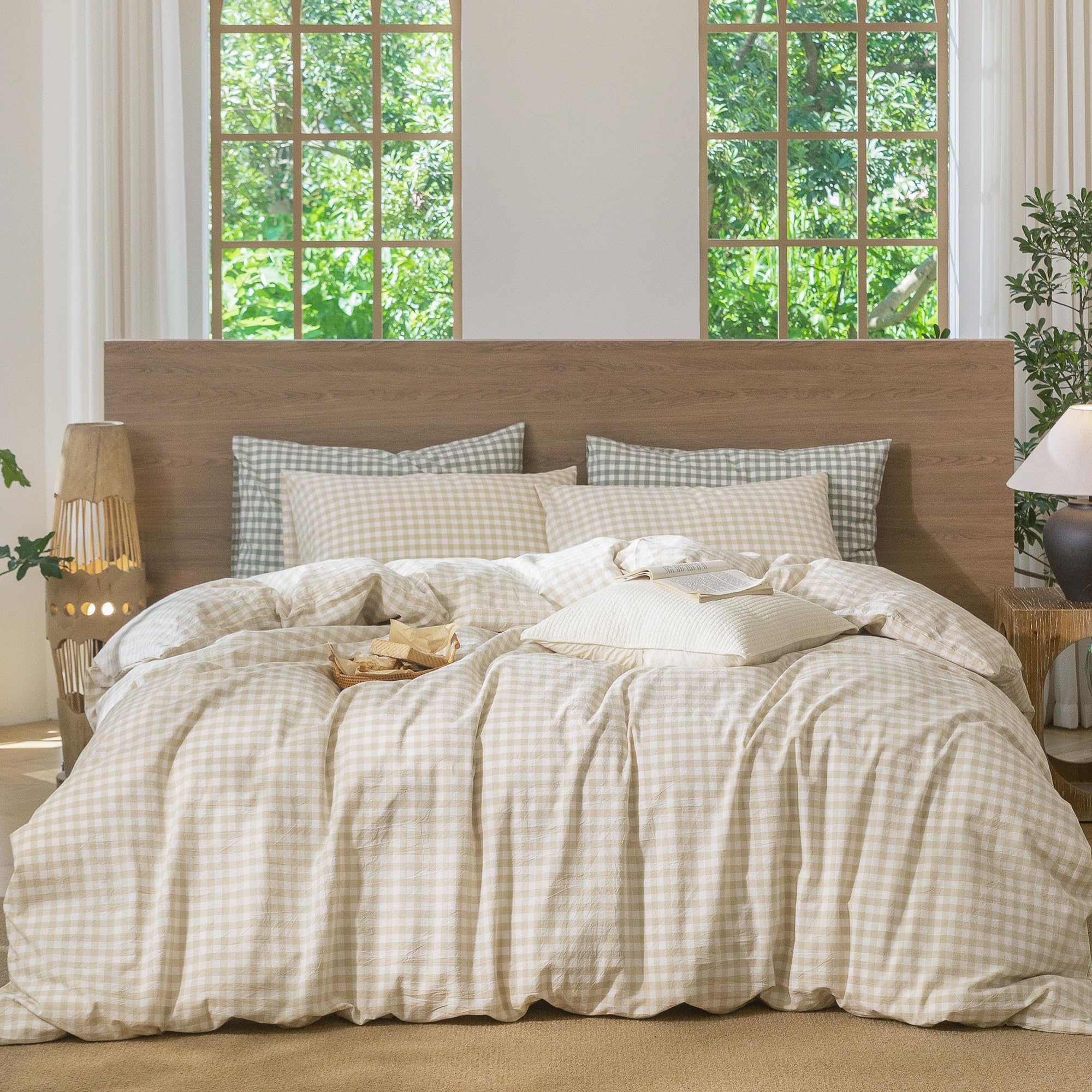 MooMee Gingham Duvet Cover