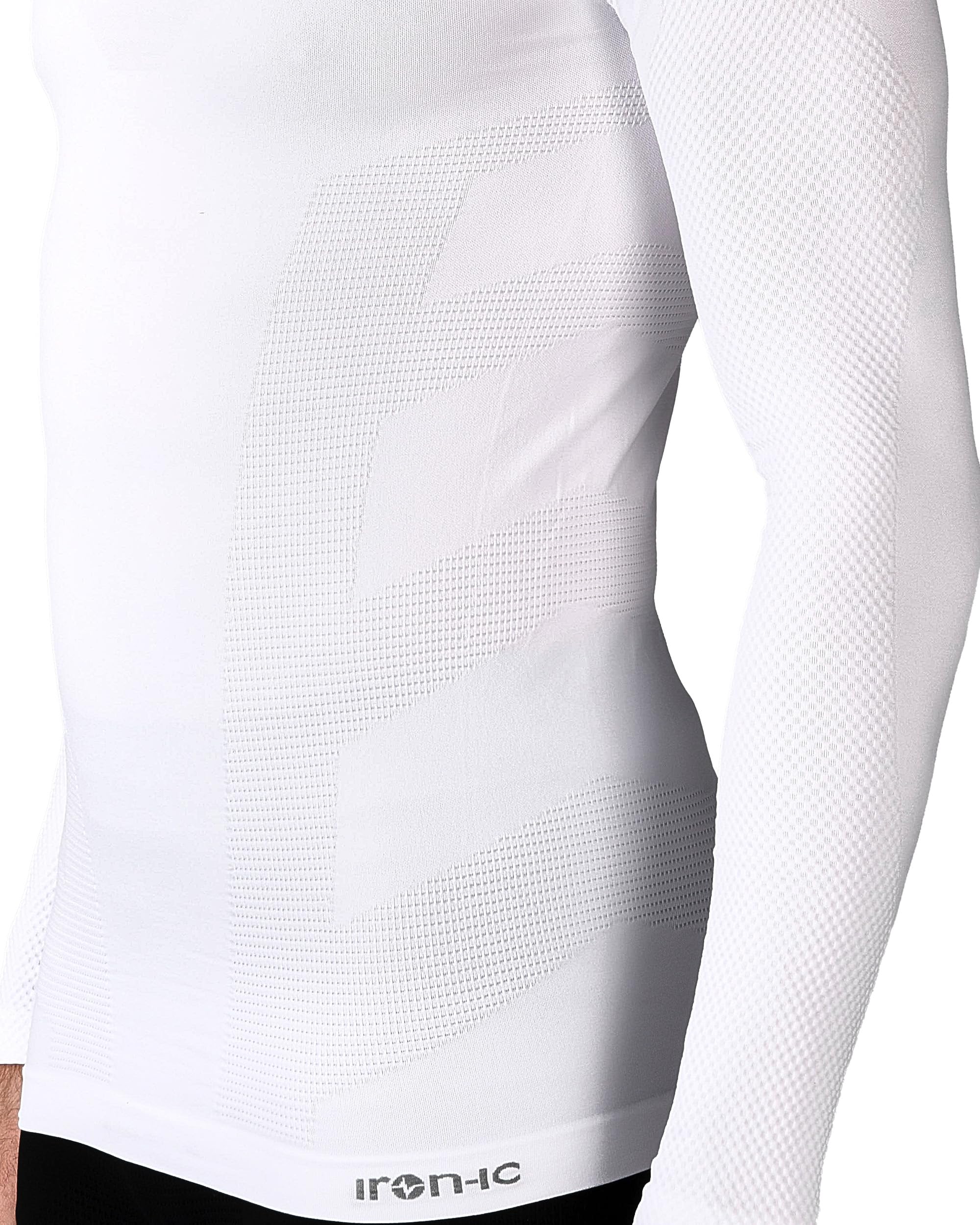 Iron ic - T-Shirt Homme Manches Longues Seamless Thermique et Doux - Coupe Slim Confort - Art. 201771