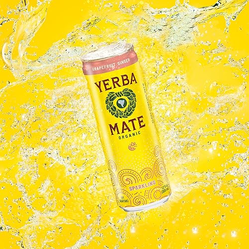 Miniatura 3 de Guayaki Yerba Mate - Alternativa de bebida energética limpia y espumosa jengibre orgánico de pomelo latas de 12 onzas paquete de 12 calorías