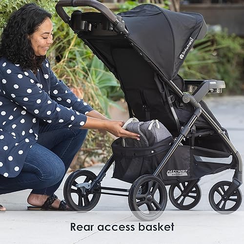 Miniatura 18 de Baby Trend Passport Carriage Travel System DLX (con Ez-Lift Plus), Uptown Black