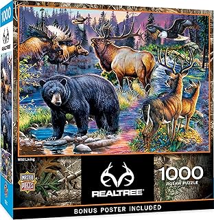 MasterPieces 1000 Piece Jigsaw Puzzle For Adults, Family, Or Kids - Wild Living - 19.25