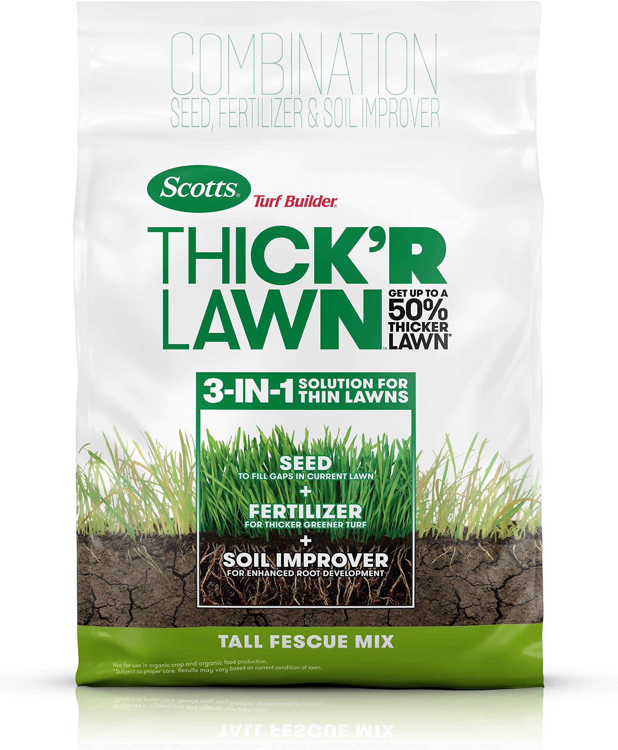 Scotts Turf Builder Thick'R Lawn Tall Fescue Mix, 40 lbs.