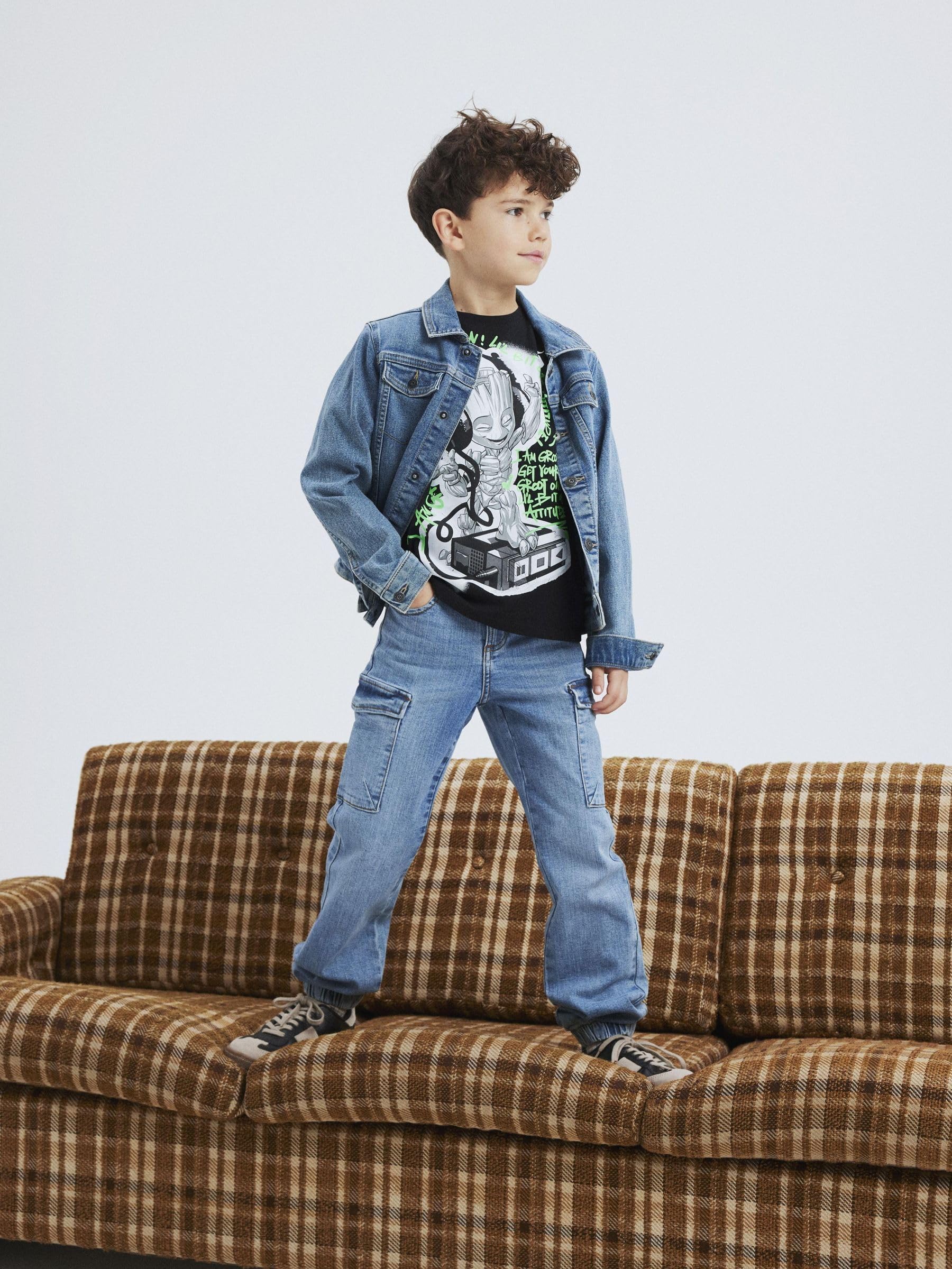 NAME IT Boy Jeansjacke Klassische