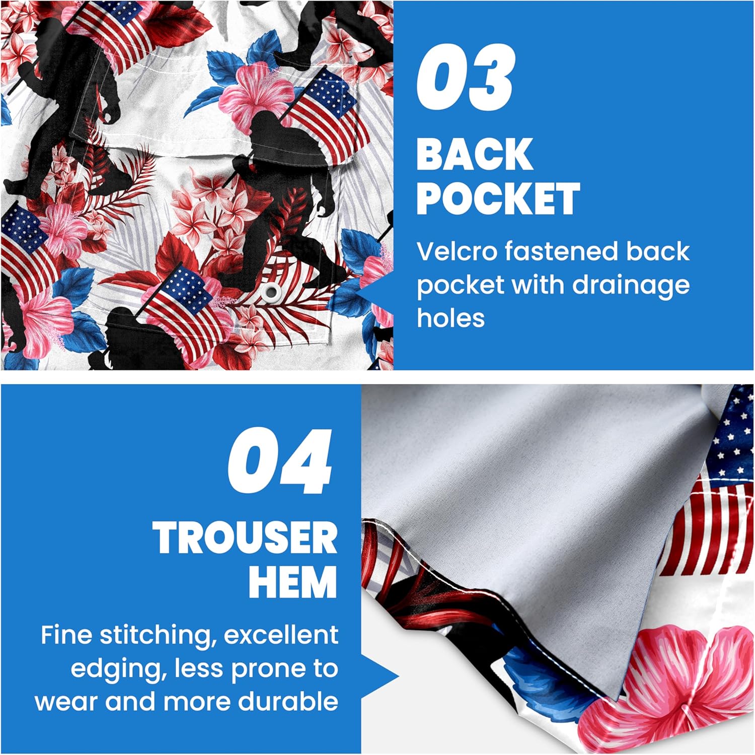 Mens Swim Trunks Quick Dry Board Shorts Bathing Suit for Men Beach Swimwear Breathable Surf Beach Shorts Swimwear - Image 5