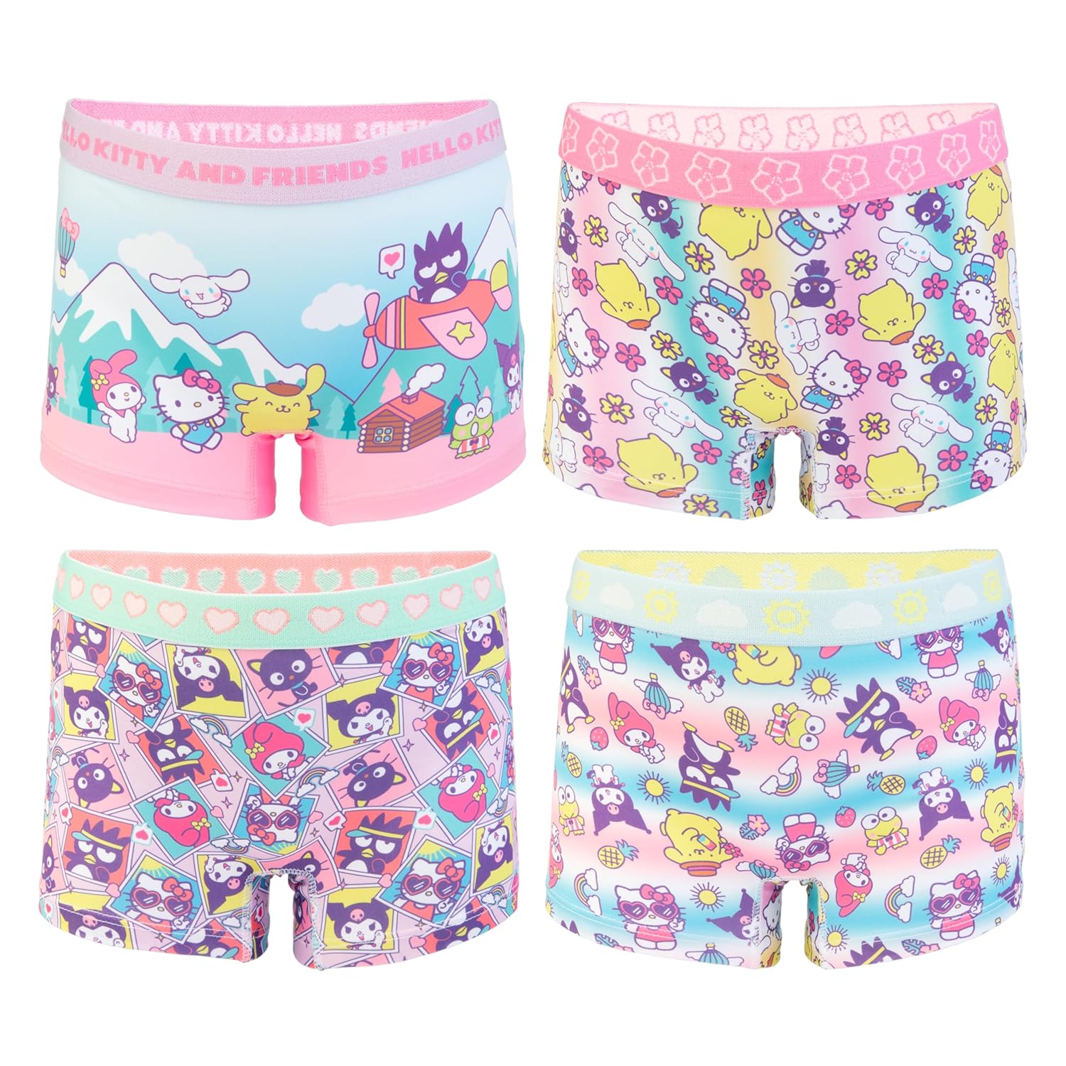 Hello Kitty girls 100 Combed Cotton Underwear in Sizes 2 3t 4t 4 6 and 8
