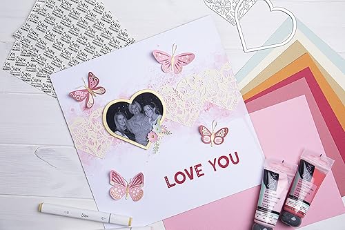 Miniatura 5 de Sizzix Effectz 664539 - Pintura acrílica mate cremosa flor de cerezo, 2.0 fl oz, 664539