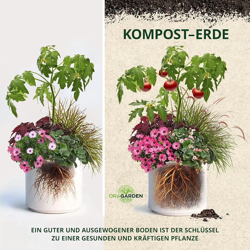ORAGARDEN 9L Komposztföld Perlit Keverékkel Növényekhez és Kerthez