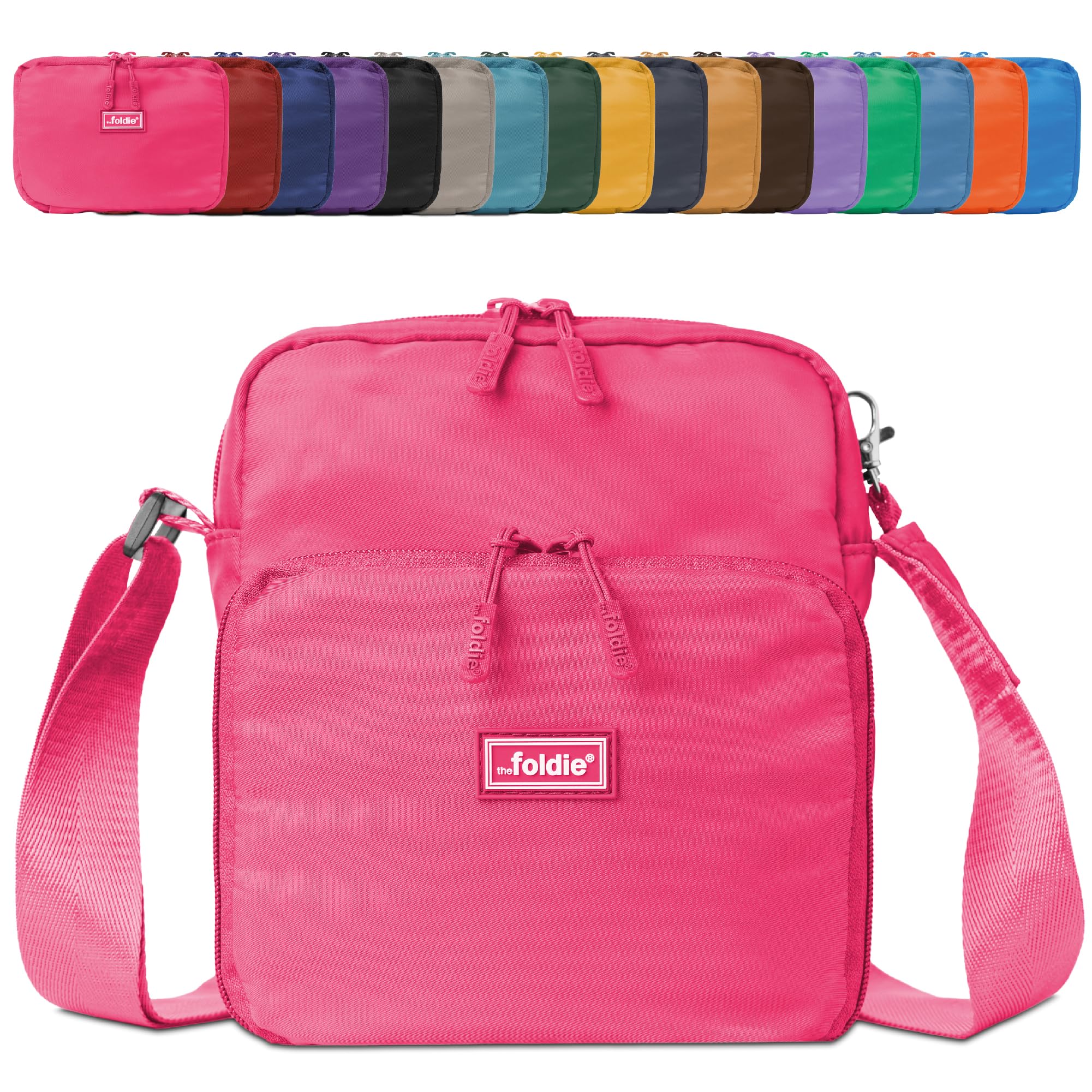 The Foldie Foldable Sling Bags for Women - Anti-theft Crossbody Bags with RFID Protection - Water Repellent Crossover