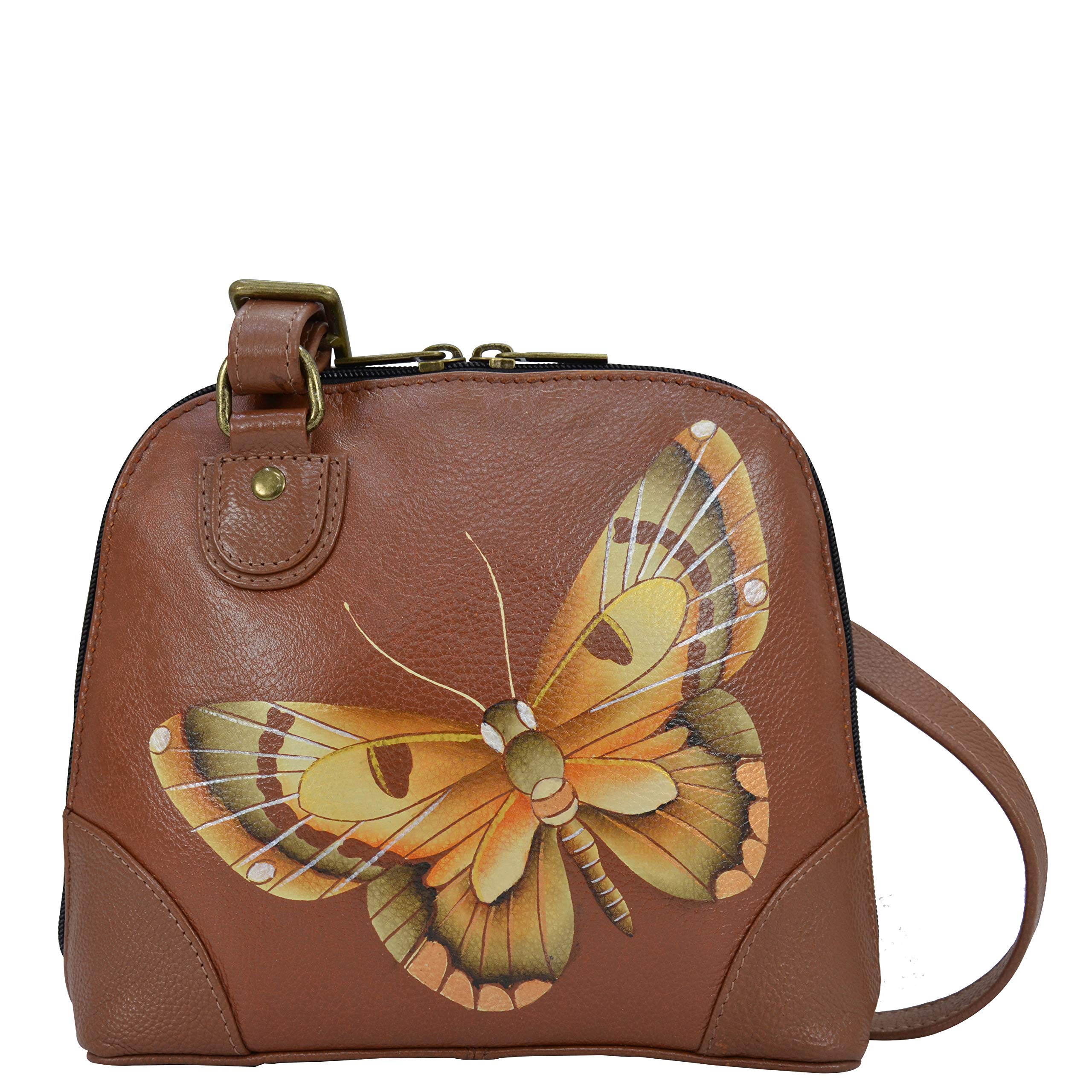 Anna by Anuschka Leather Small Multi Compartment Zip-Around Organizer