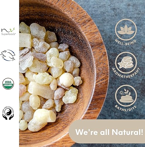 Miniatura 2 de Aceite esencial de incienso orgánico, 1 onza líquida, certificado por USDA, orgánico, sin OMG, puro y natural, aceite de grado terapéutico para