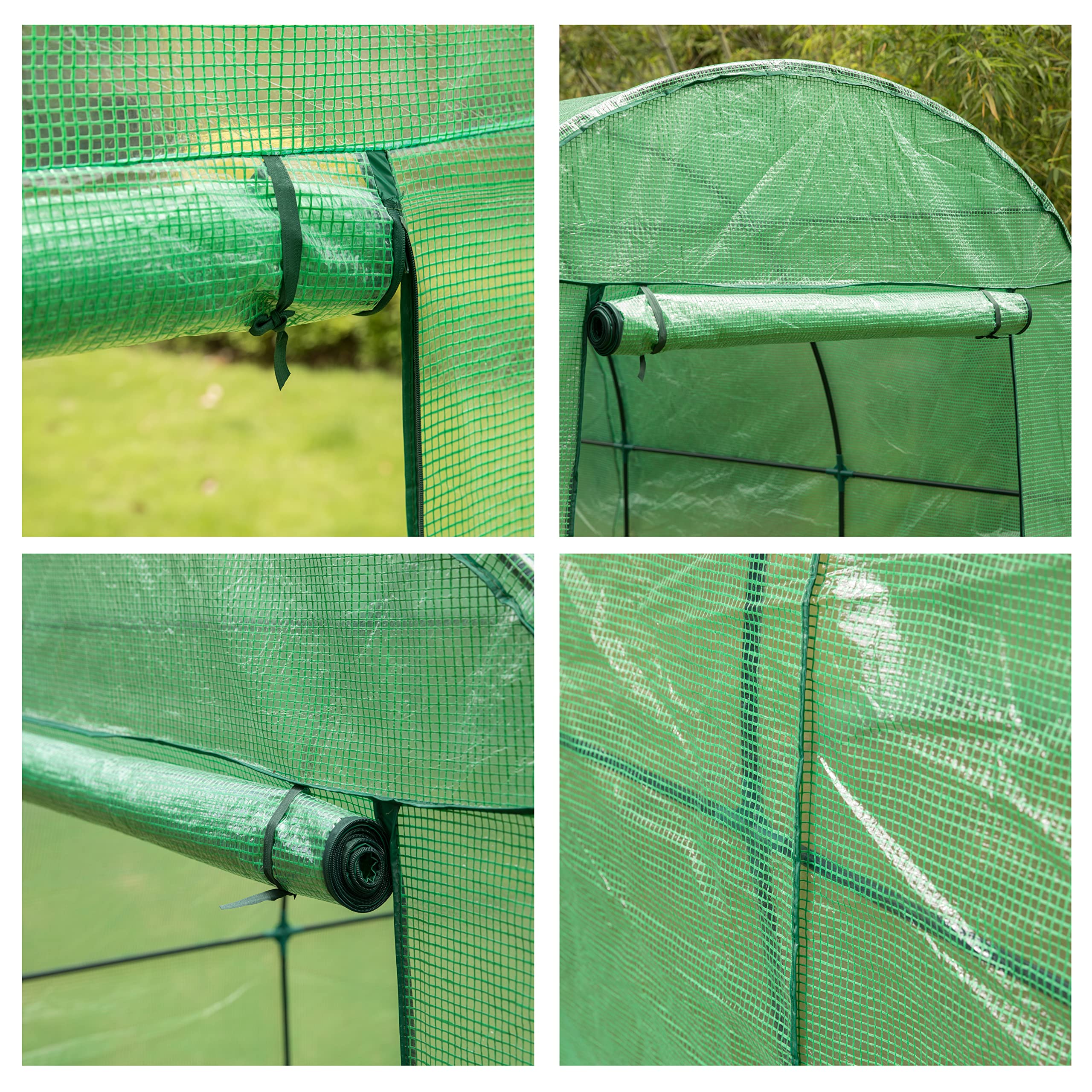 Gardenised Green Outdoor - Invernadero portátil para jardín y casa caliente impermeable