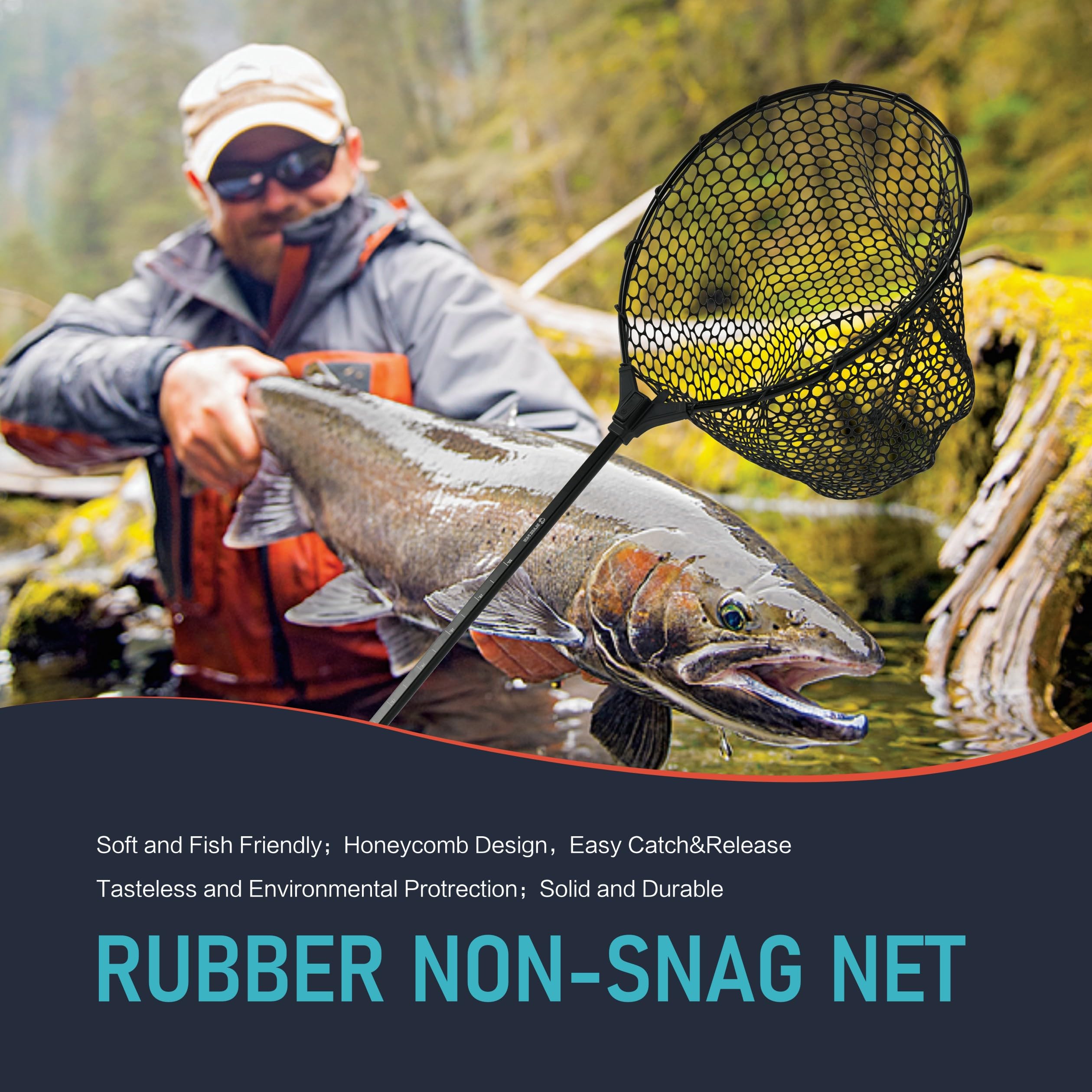black paw fishing nets Amazon.com : Black Paw Fish Landing Net with Soft Rubber Mesh Bag, Large Fishing  Net with Built in Length Scale, Extend to 36-55 Inches : Sports & Outdoors