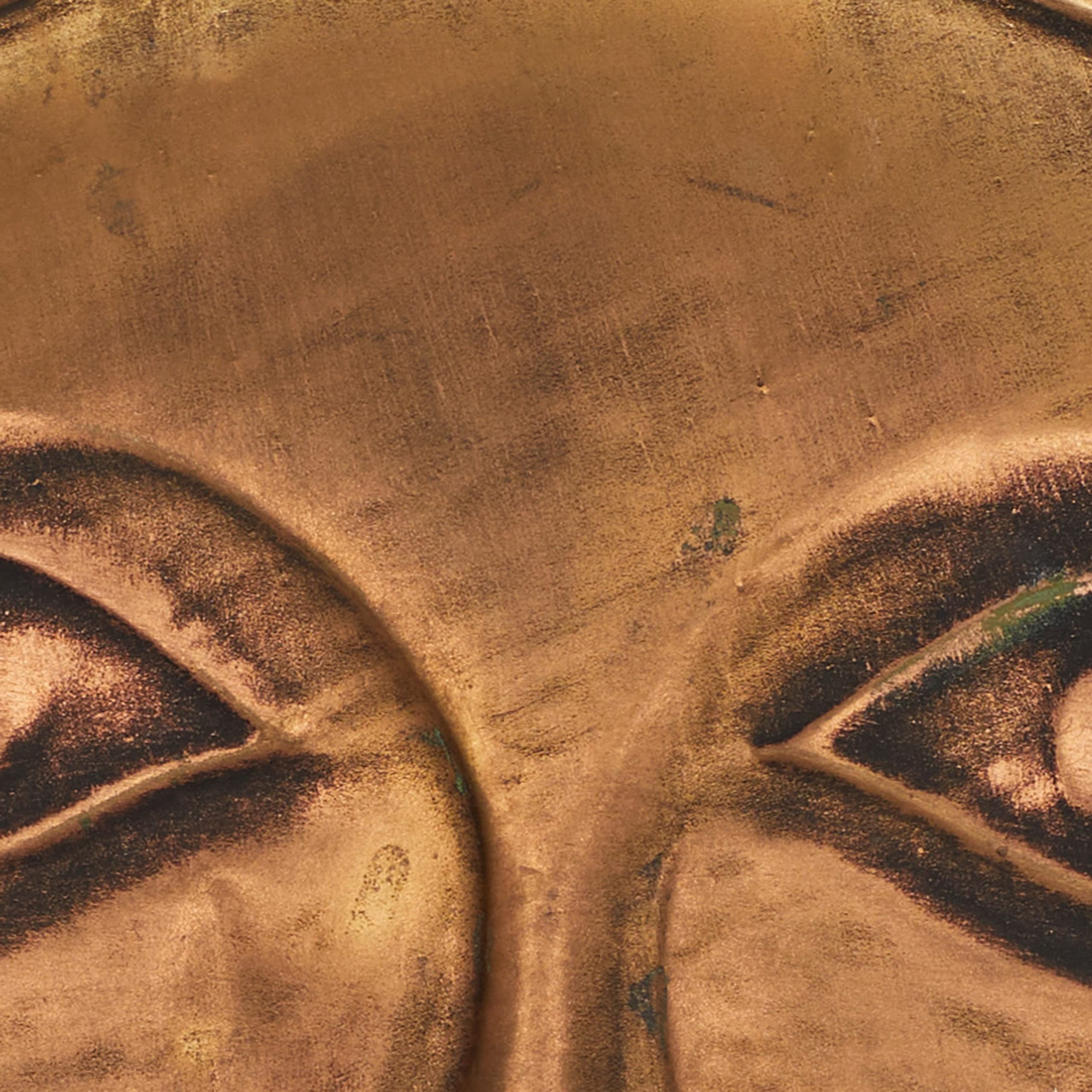 Deco 79 Metal Sunburst Indoor Outdoor Wall Decor, 30" x 1" x 30", Copper